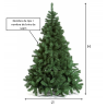 Sapin artificiel vert classic avec lights