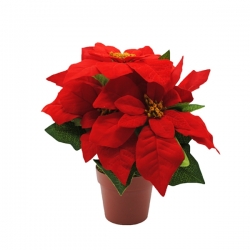 Rose de Noël artificielle - Poinsettia