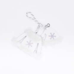Lot de 6 miniatures  en bois blanc
