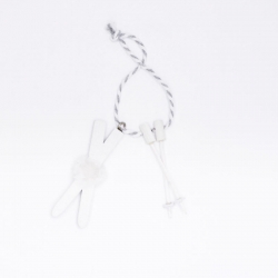 Lot de 6 miniatures  en bois blanc