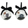 2x3 Boules design œil et visage | SAPINS.FR
