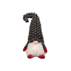 Gnome avec bonnet de Noël gris