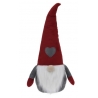 Bloque porte gnome coeur gris