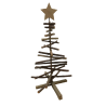 Sapin en pin et étoile de 62cm