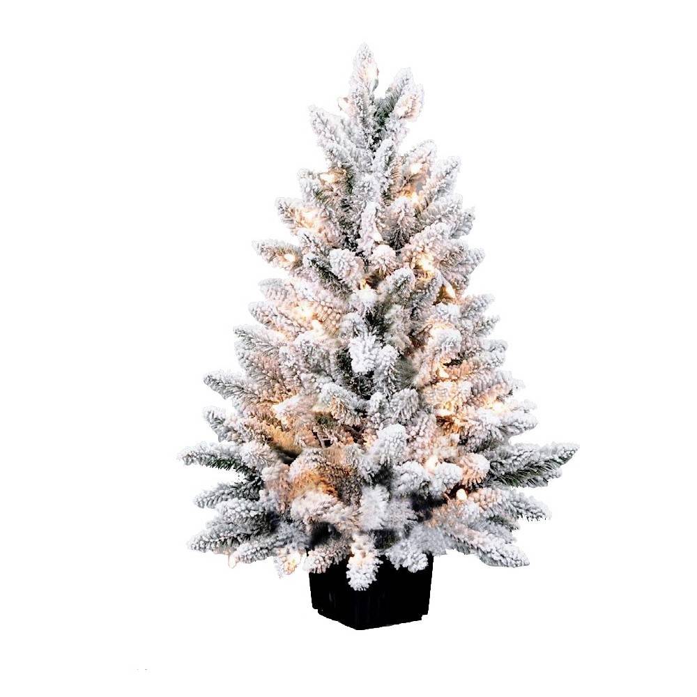 Qu'est-ce qu'un sapin floqué ?