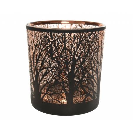 Photophore arbre noir 8cm