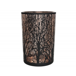 Photophore arbre noir 18cm