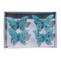 Lot de 4 papillons