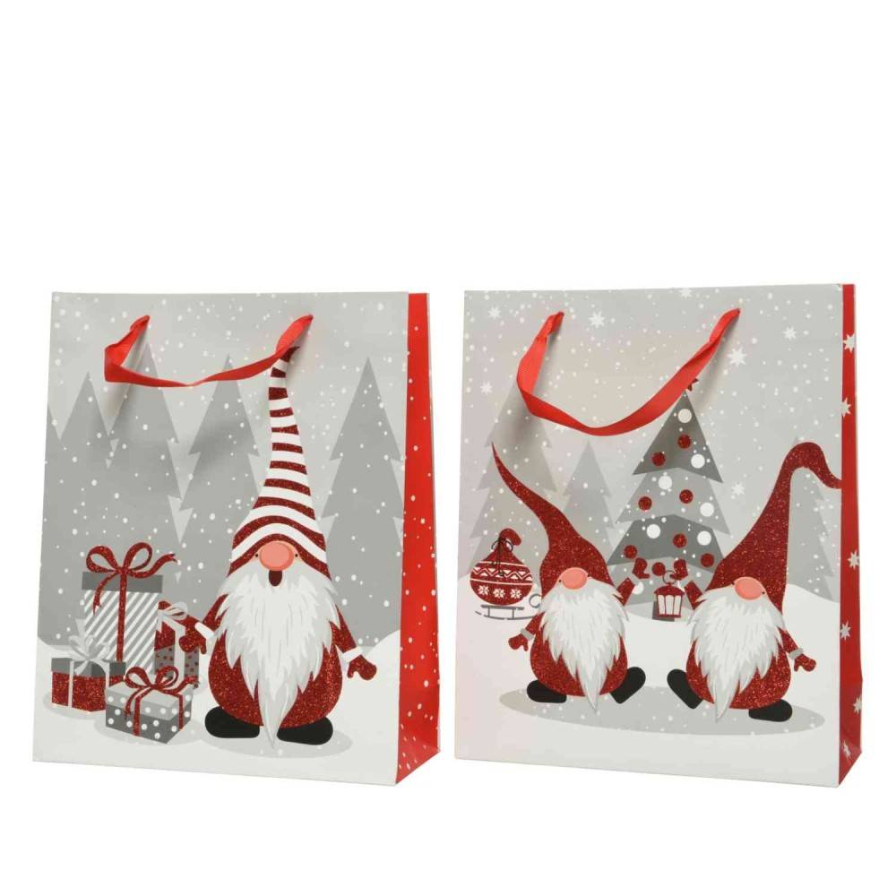 Assortiment de 2 sacs cadeaux père noël