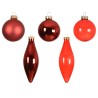 Assortiment de 10 boules rouge | SAPINS.FR Assortiment de 10 boules rouge | SAPINS.FR
