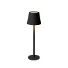 Lampe de table rechargeable noir | SAPINS.FR Lampe de table rechargeable noir | SAPINS.FR