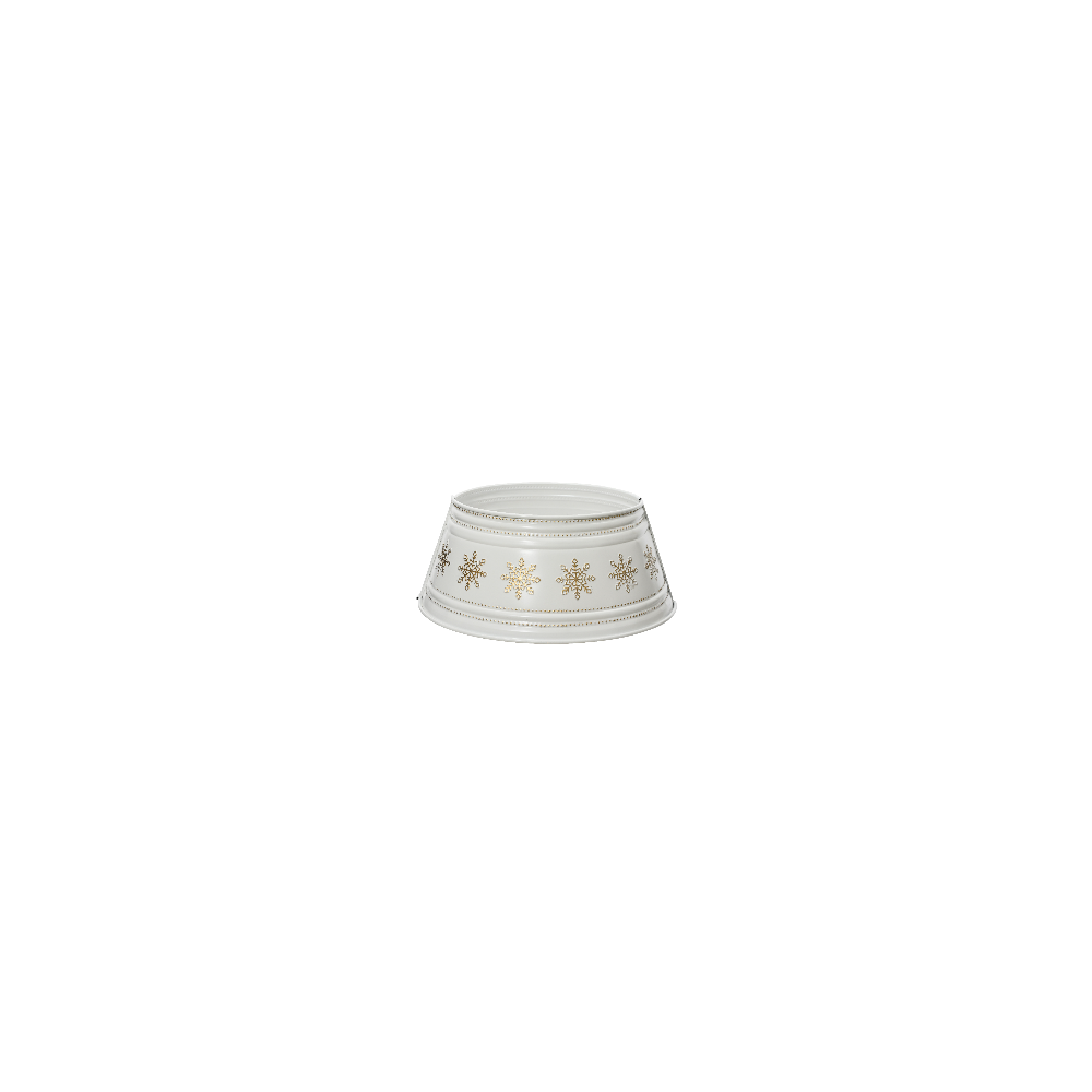 Cache pied de sapin blanc 70cm | SAPINS.FR