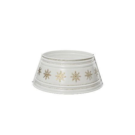 Cache pied de sapin blanc 70cm | SAPINS.FR Cache pied de sapin blanc 70cm | SAPINS.FR