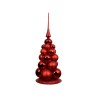 Pyramide de boules de Noël rouges | SAPINS.FR Pyramide de boules de Noël rouges | SAPINS.FR
