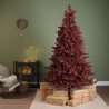 Burgundy sapin artificiel floqué bordeaux | SAPINS.FR Burgundy sapin artificiel floqué bordeaux | SAPINS.FR