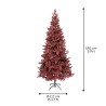 Burgundy sapin artificiel floqué bordeaux | SAPINS.FR Burgundy sapin artificiel floqué bordeaux | SAPINS.FR