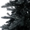 Berlin sapin artificiel floqué noir | SAPINS.FR