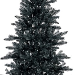 Berlin sapin artificiel floqué noir | SAPINS.FR