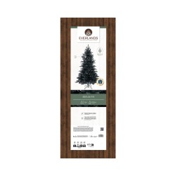 Berlin sapin artificiel floqué noir | SAPINS.FR