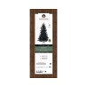 Berlin sapin artificiel floqué noir | SAPINS.FR