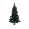 Sapin de Noël  artificiel floqué noir - Berlin