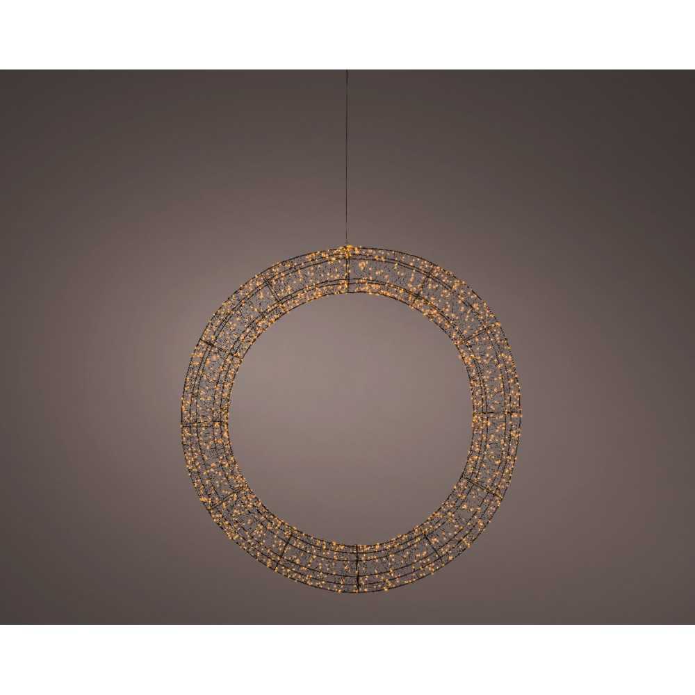 Couronne de Noël lumineuse Micro-LED extérieure | .be