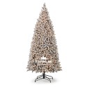 Sapin artificiel floqué & light