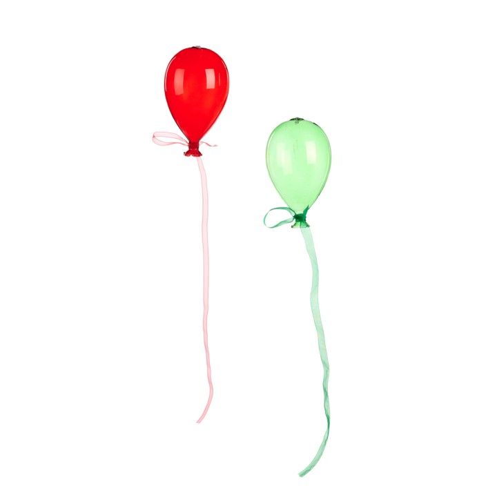 Ballon en verre avec ruban