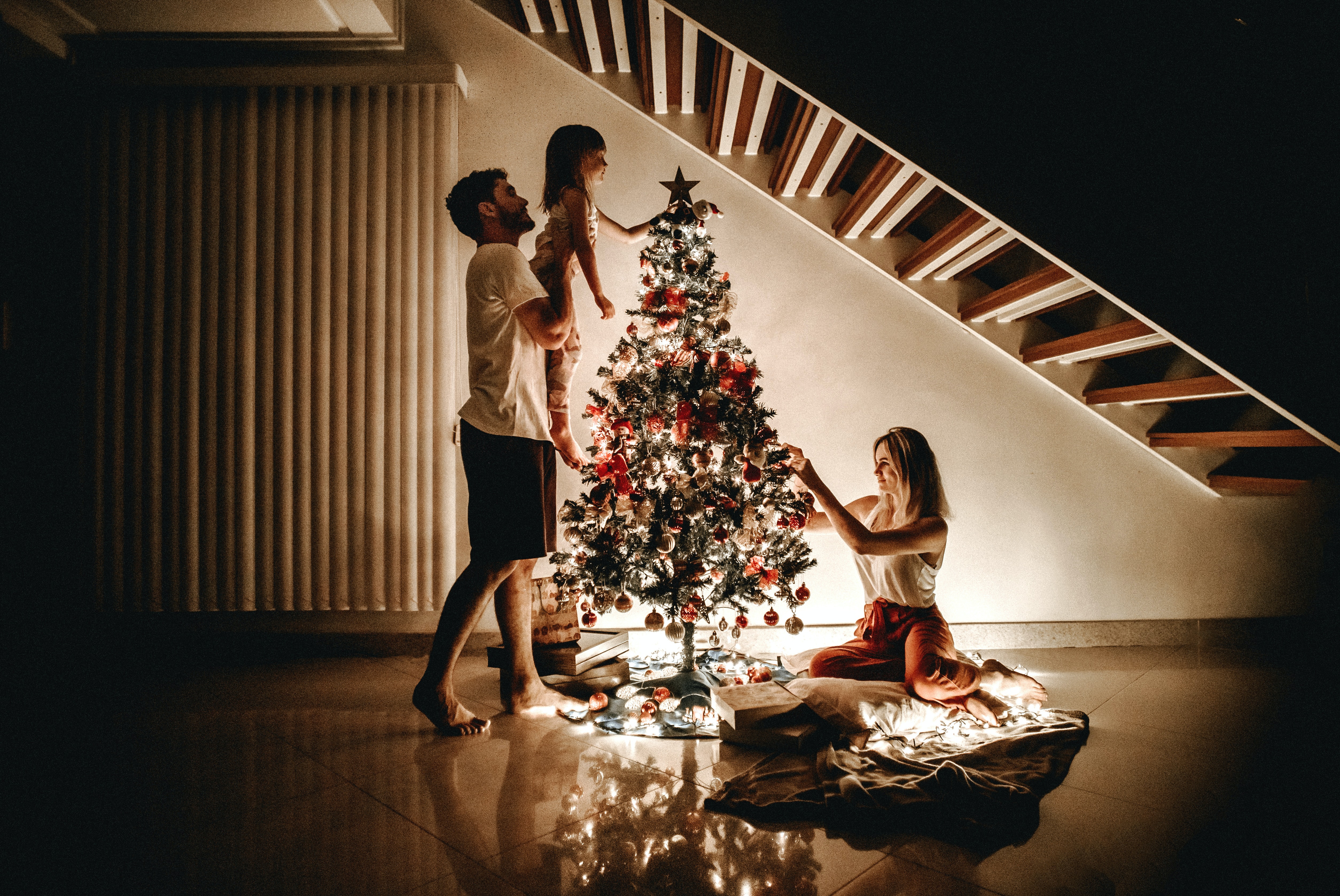 Sapin de Noel décoré et livré à domicile