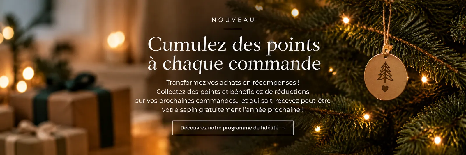 Programme de fidélité : un point par tranche de 20 € de produits, un point vaut un euro