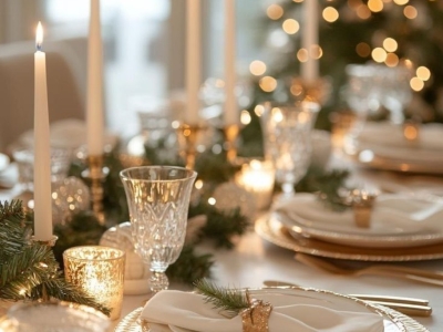 Table de Noël 2025 : Tendances et Inspirations pour un Réveillon Chic